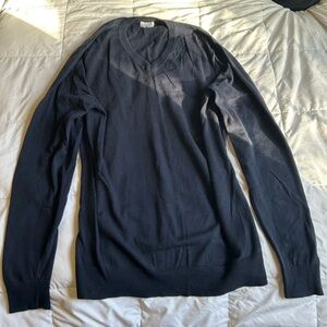 Old Navy Men's V-Neck Cotton Sweater in Deep Navy